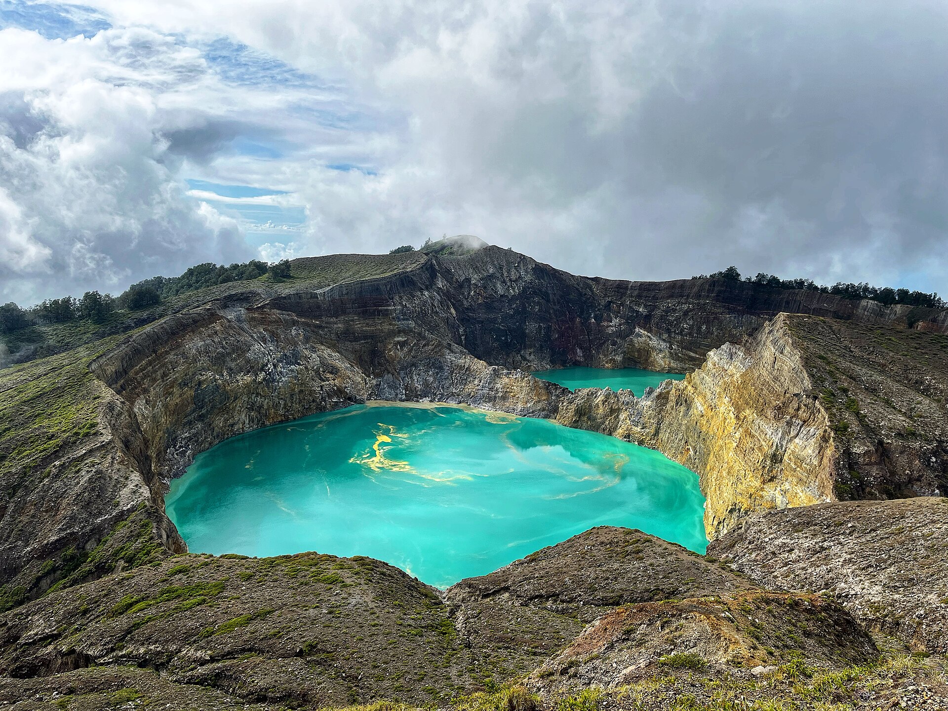 Kelimutu crater lakes